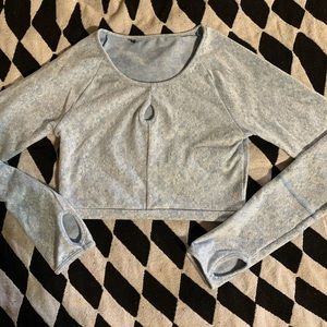 Gymshark long sleeve crop top